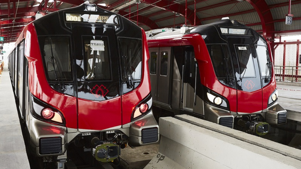 Métro Alstom Lucknow Inde