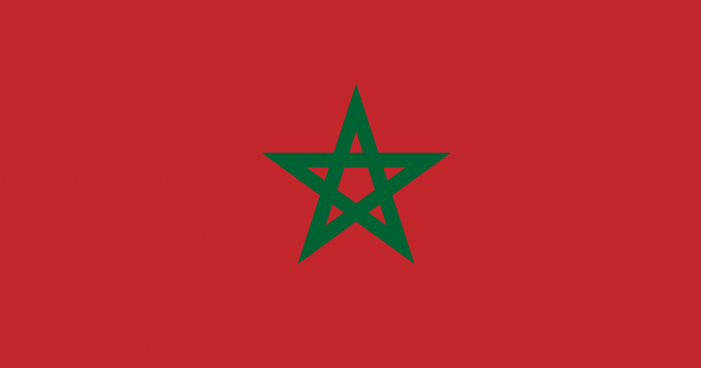 Drapeau Maroc