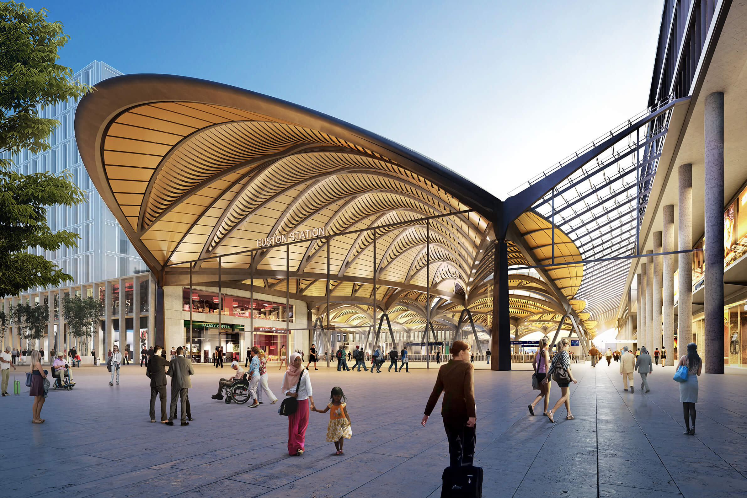 Gare HS2 d'Euston (Londres)