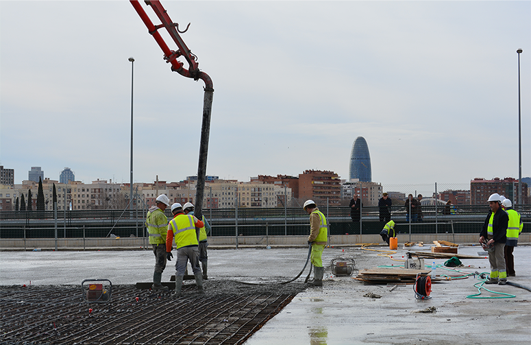 Barcelone chantier gare La Sagrera