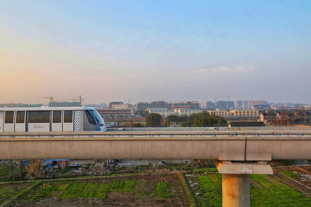 métro automatique Shanghai Ligne de Pujiang