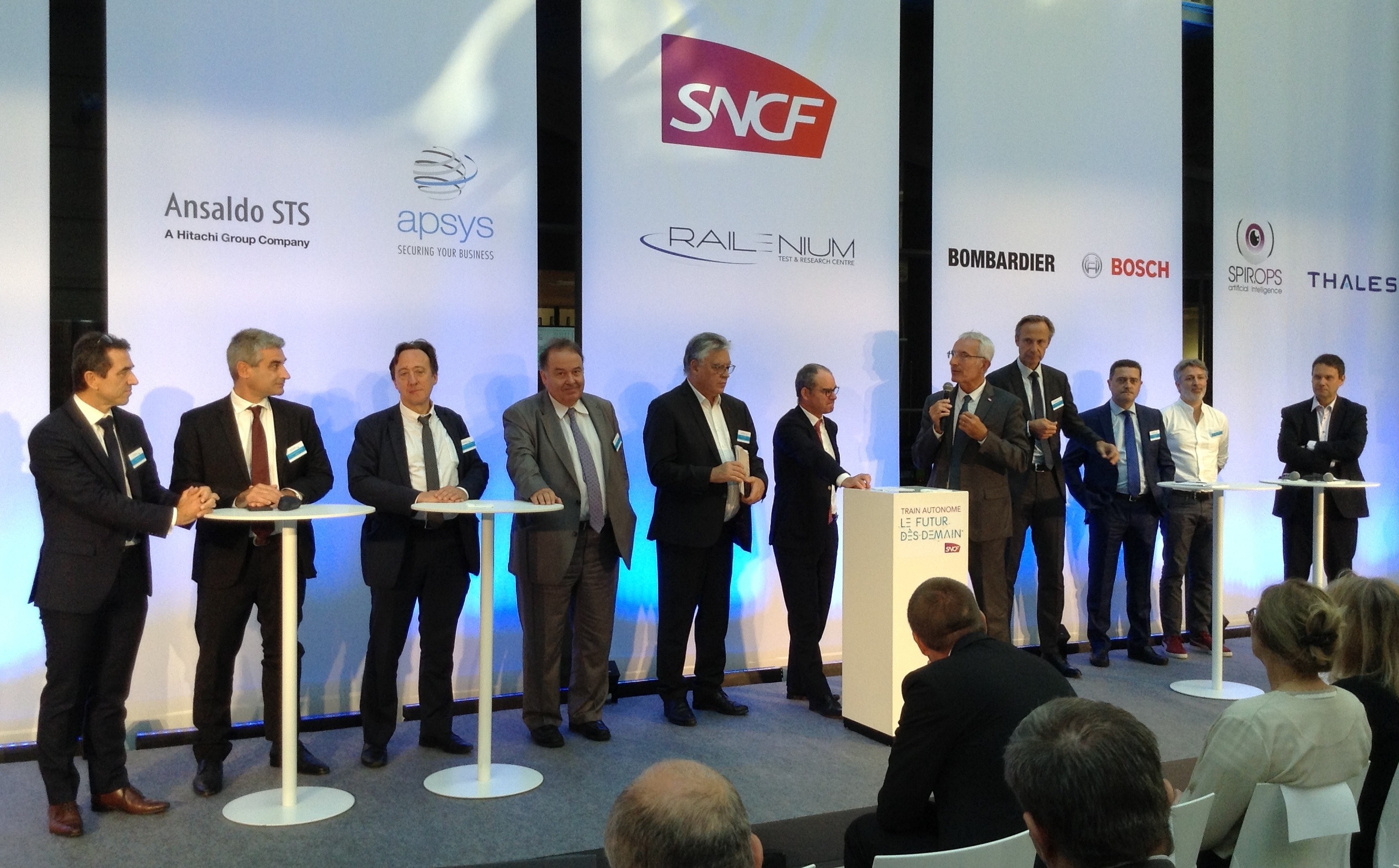 Annonce consortiums sur  le train autonome