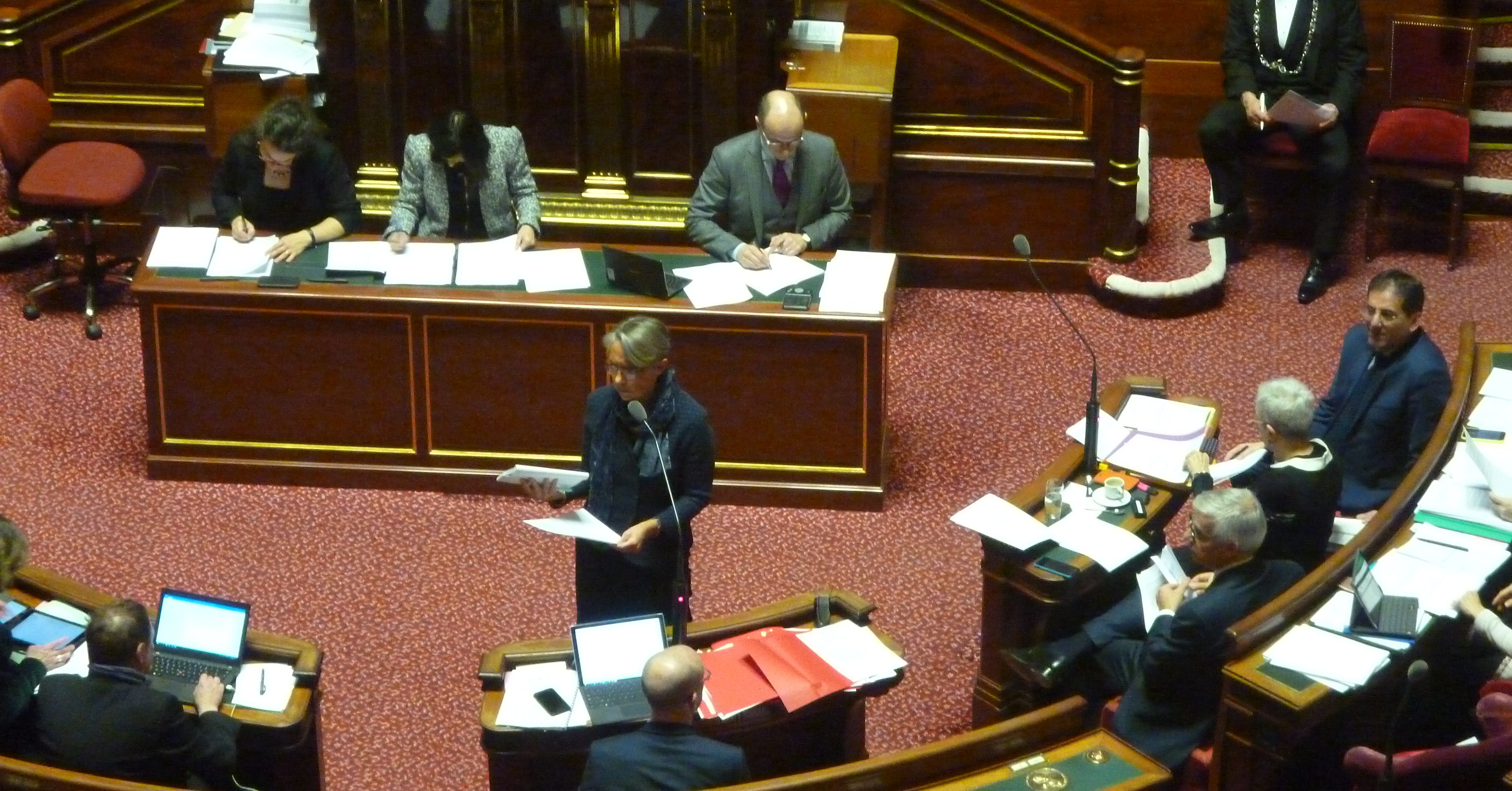 Elisabeth Borne devant le Sénat en mars 2019
