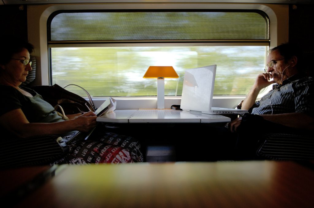 (c) Alstom Transport
voyageurs dans TGV Paris Bordeaux