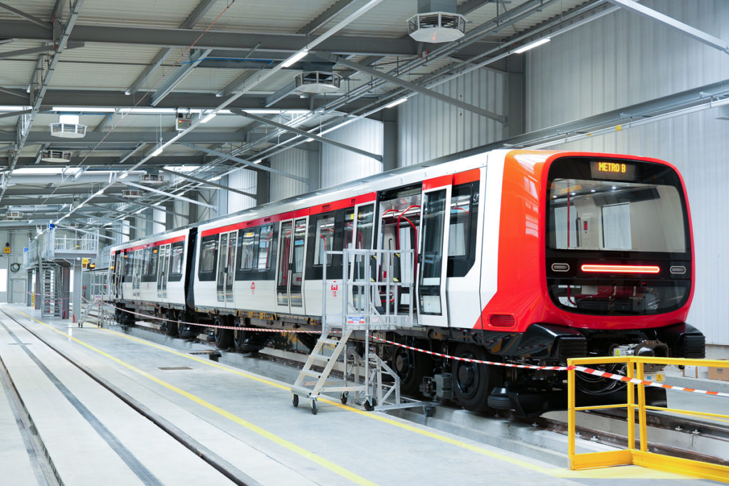 Alstom métro automatique ligne b Lyon