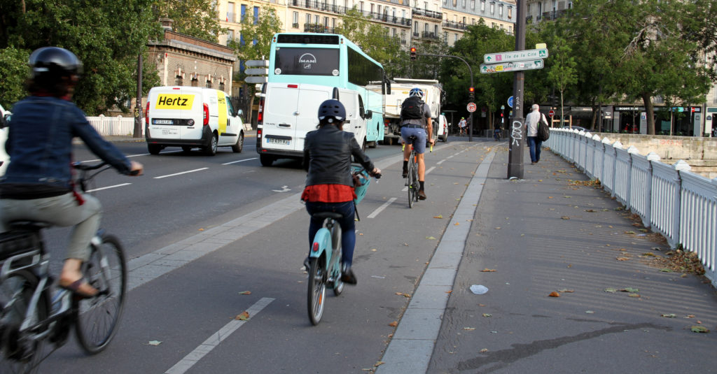 Piste cyclable Paris 2019