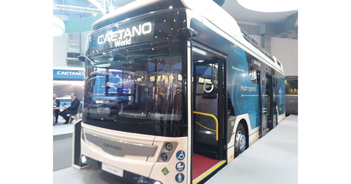 Bus à hydrogène Caetano.