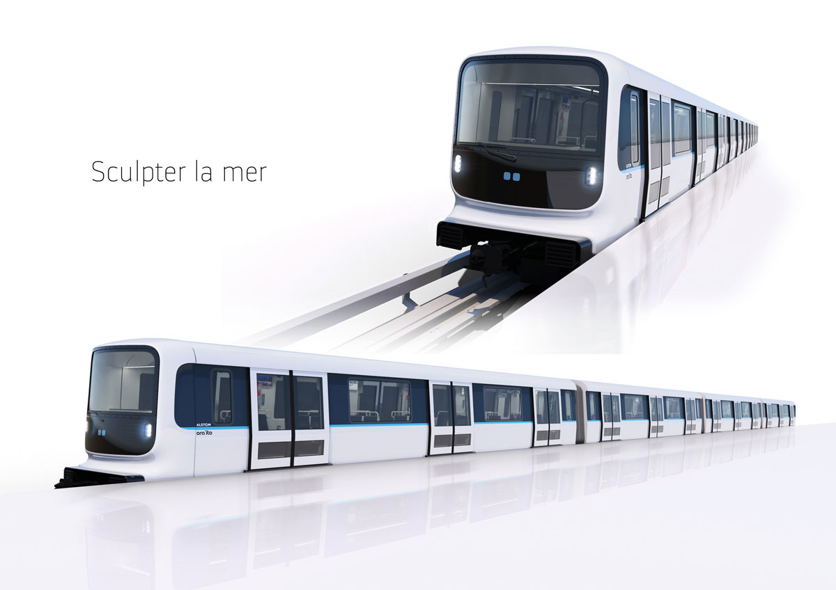Le public pourra choisir le design du métro parmi trois propositions signées Ora-ïto et Fabien Bourdier.