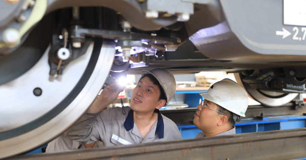 Maintenance trains grande vitesse Bombarder Chine