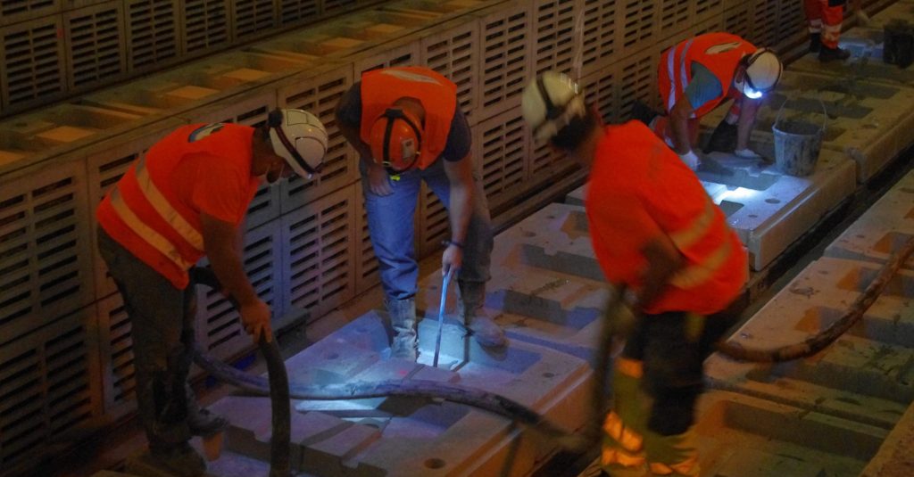 Rehaussement des voies Haussmann Saint-Lazare
