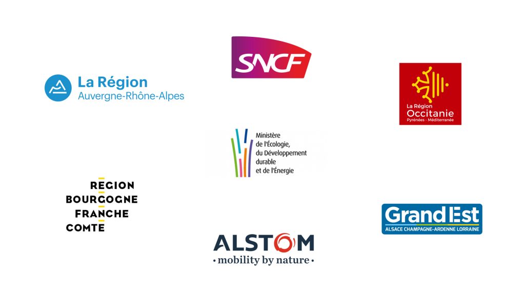 Logos des acteurs du Coradia Polyvalent H2
