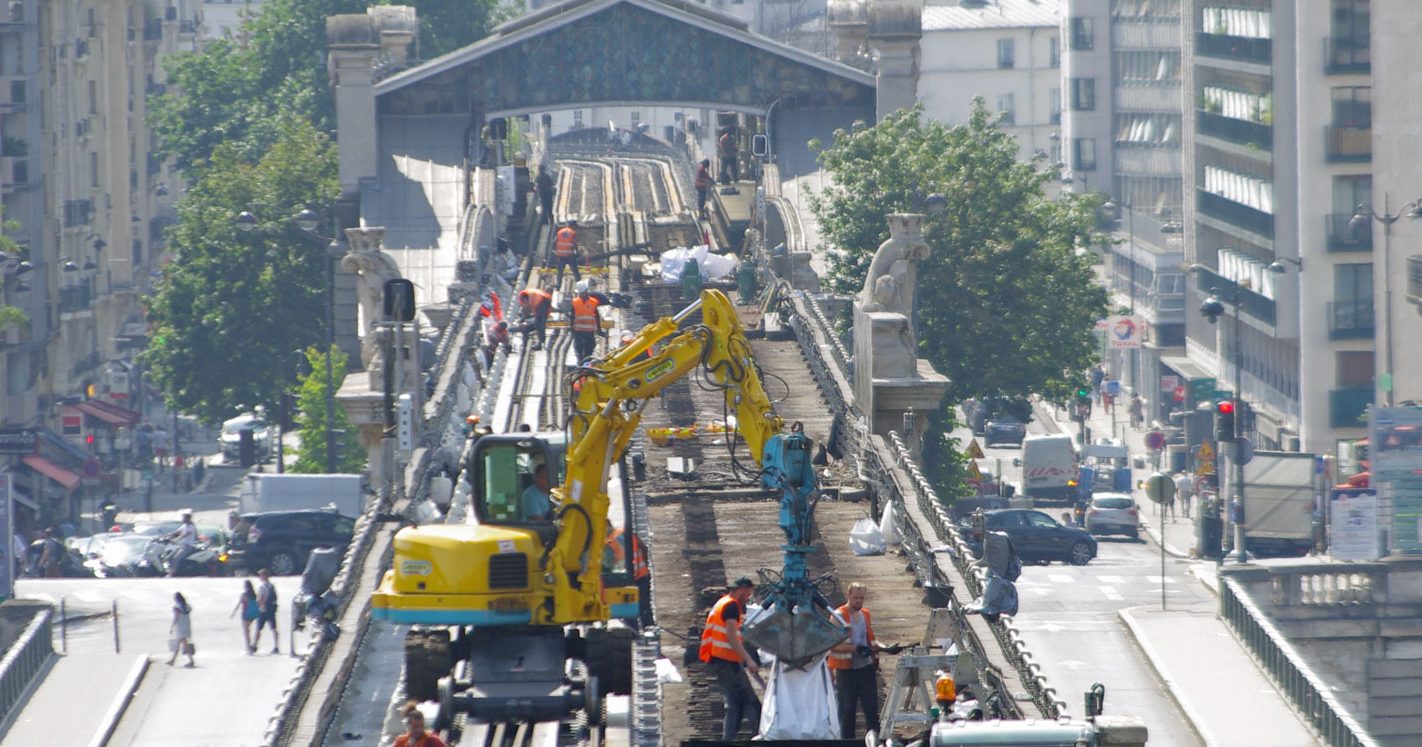 Travaux été
Viaduc de Passy
Métro ligne 6 RATP