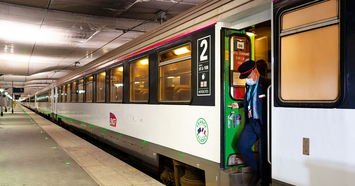 Train de nuit paris Nice