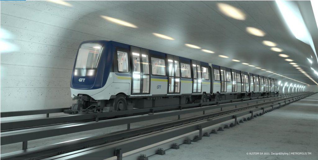 Nouvelle rame Alstom pour le métro de Turin