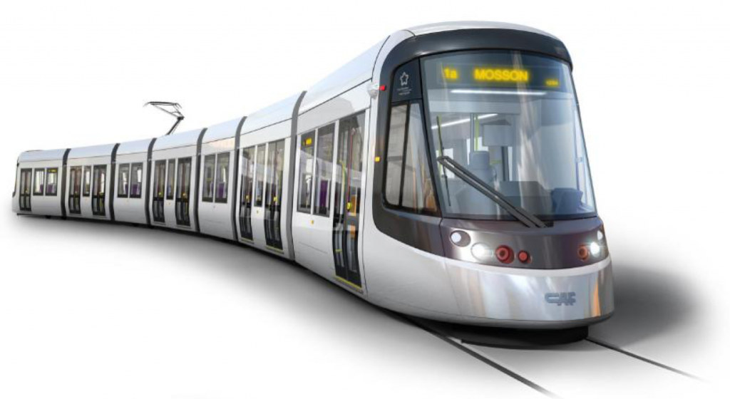 Tram CAF Urbos tramway de Tours