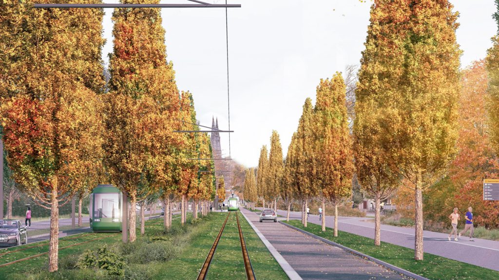 Projet tram Uppsala Suède