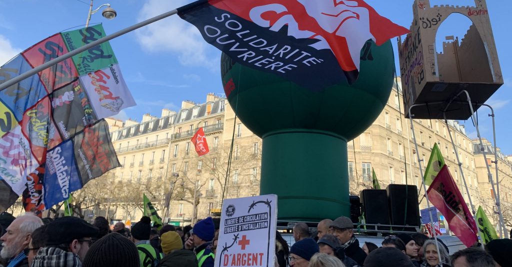 Manifestation contre la réforme des retraites