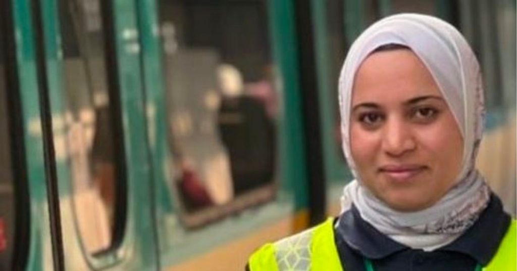 conductrice métro du Caire Egypte