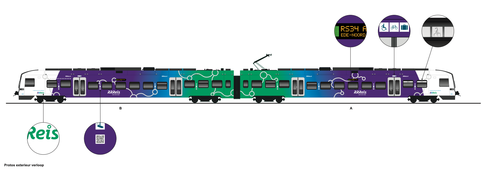 Modernisation d'une rame Protos, Keolis Pays-Bas