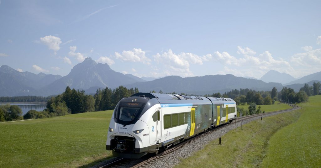 Essais train à hydrogène Siemens en Bavière