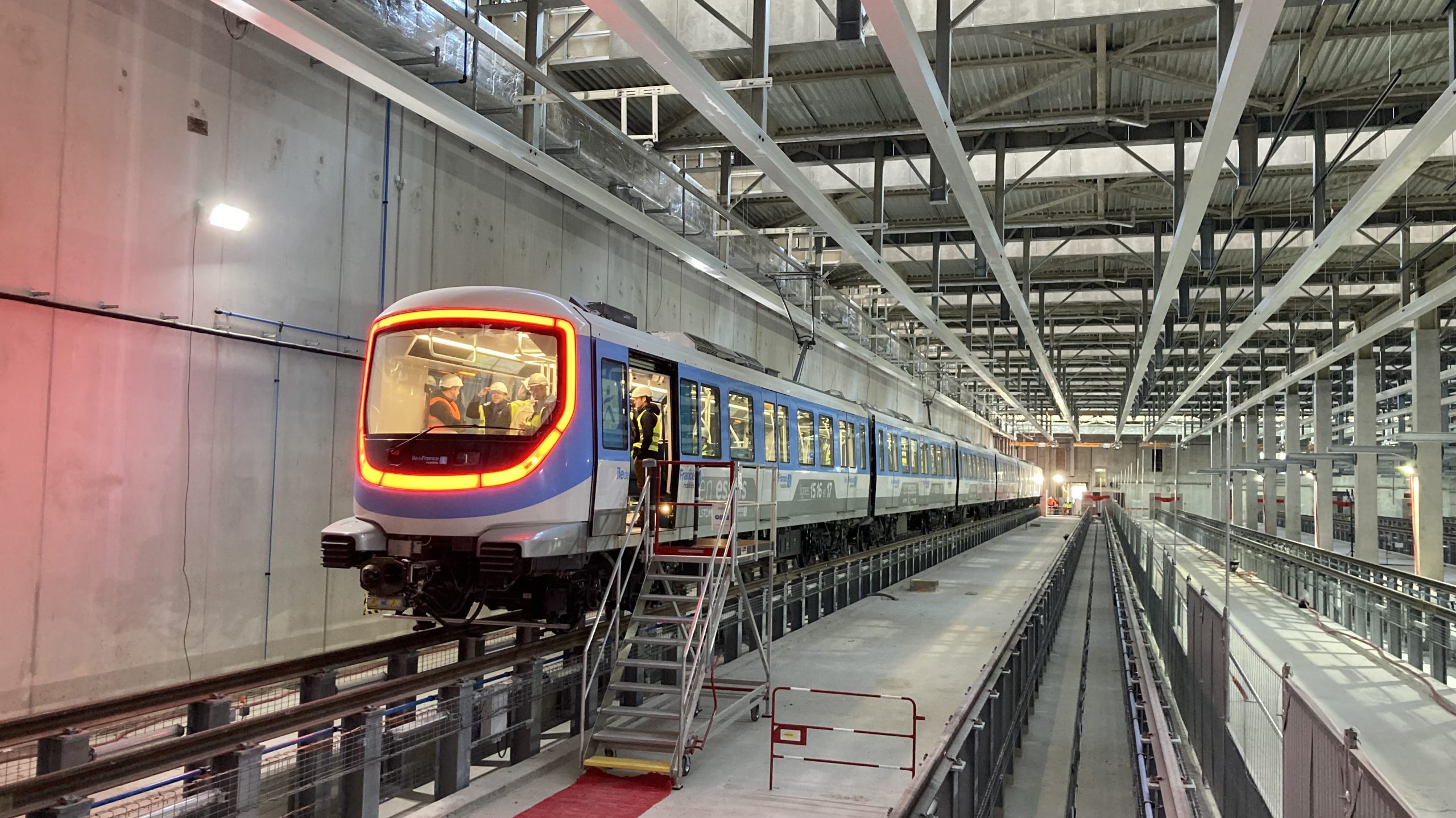 Rame de présérie ligne 15 Grand Paris Express