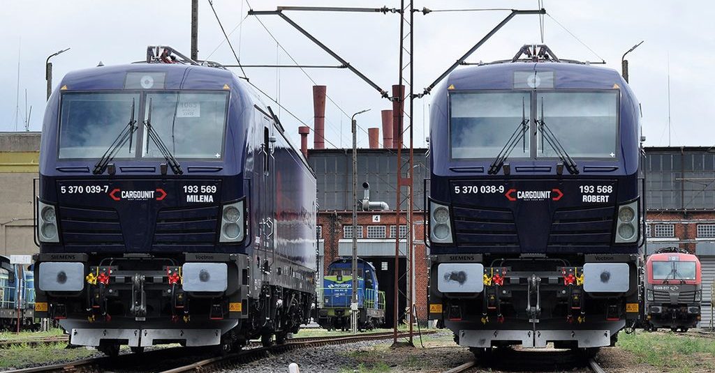 Locomotives Siemens Vectron de Cargounit