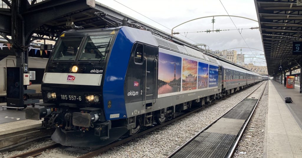 Train de nuit Nightjet de Paris-Berlin et Paris-Vienne.