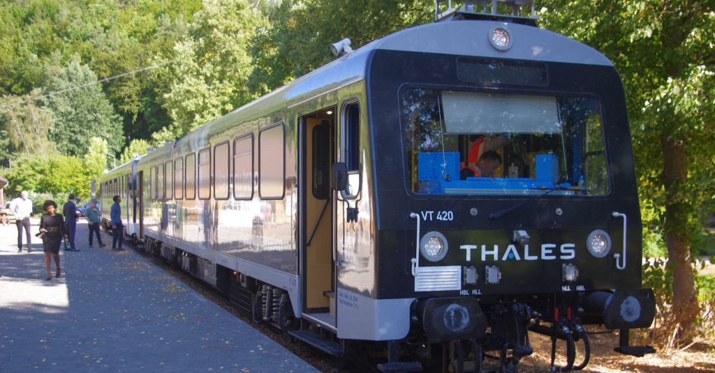 Train expérimental Lucy de Thales en Allemagne.