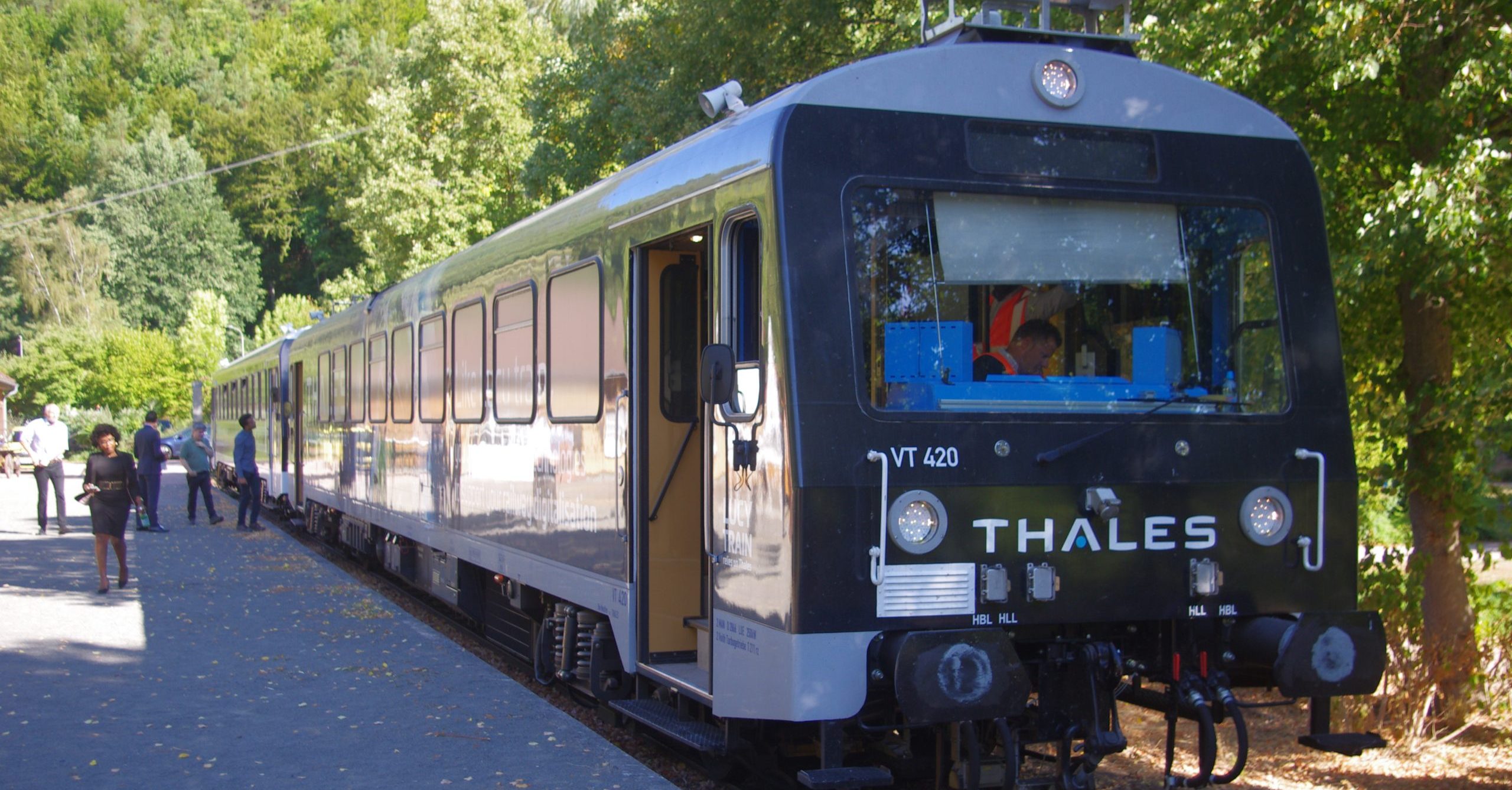 Train expérimental Lucy de Thales en Allemagne.