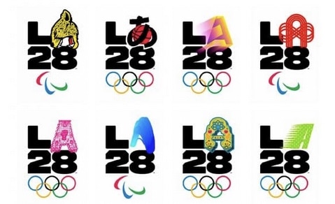 Logo des Jeux olympiques de Los Angeles