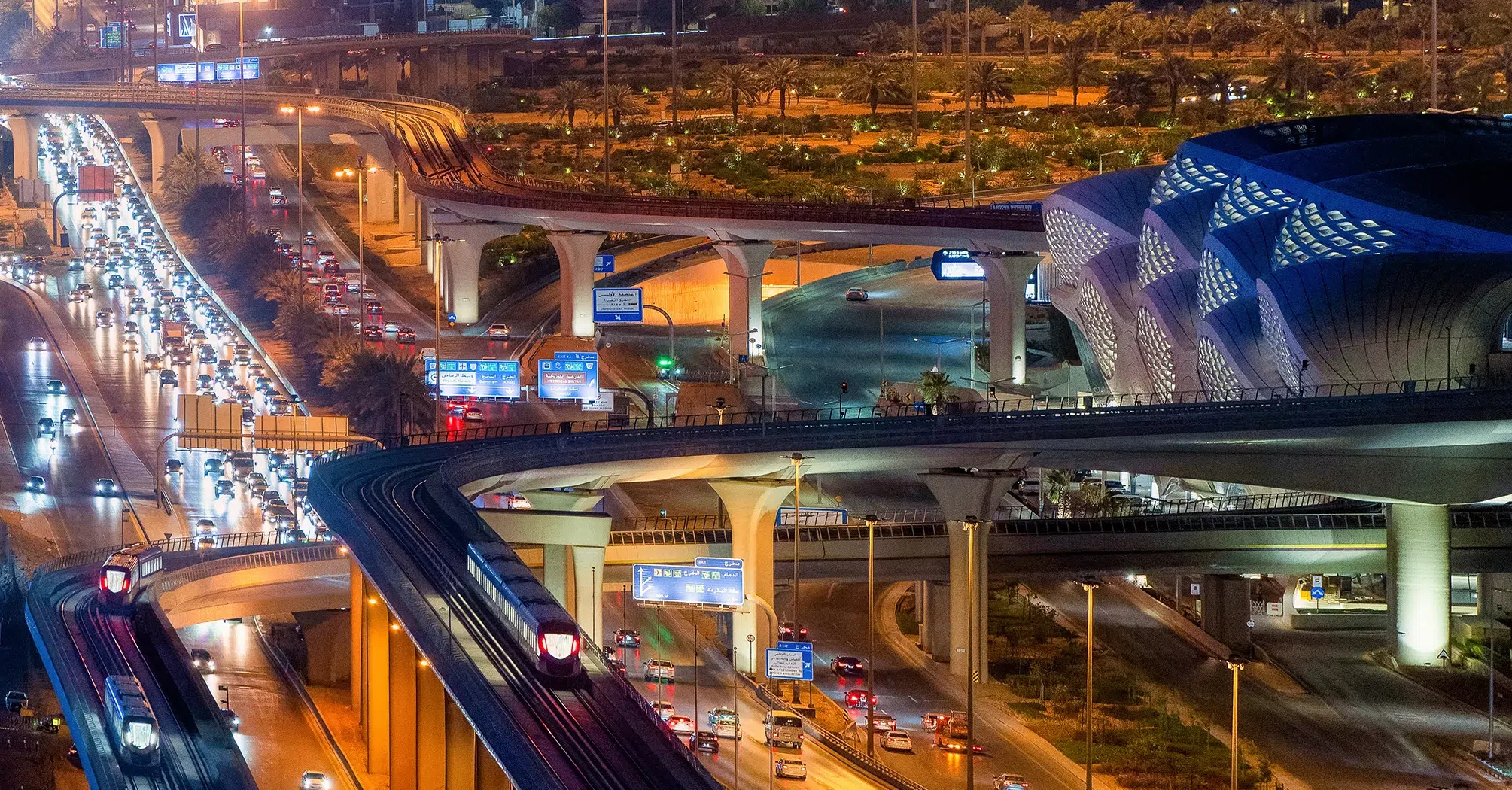 Métro de Riyad en Arabie Saoudite. Systra