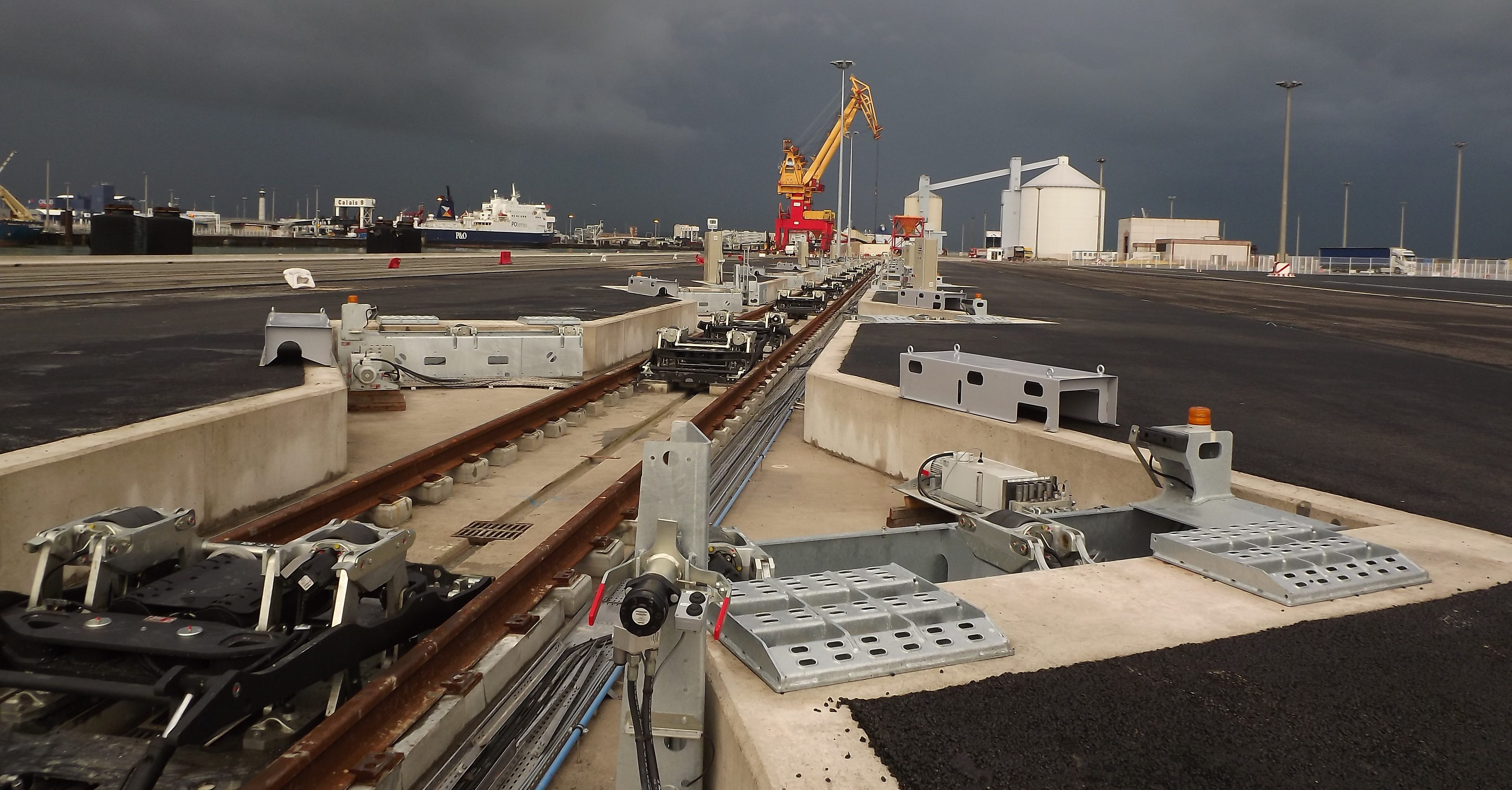 Nouvelle plate-forme Modalohr dans le Port de Calais