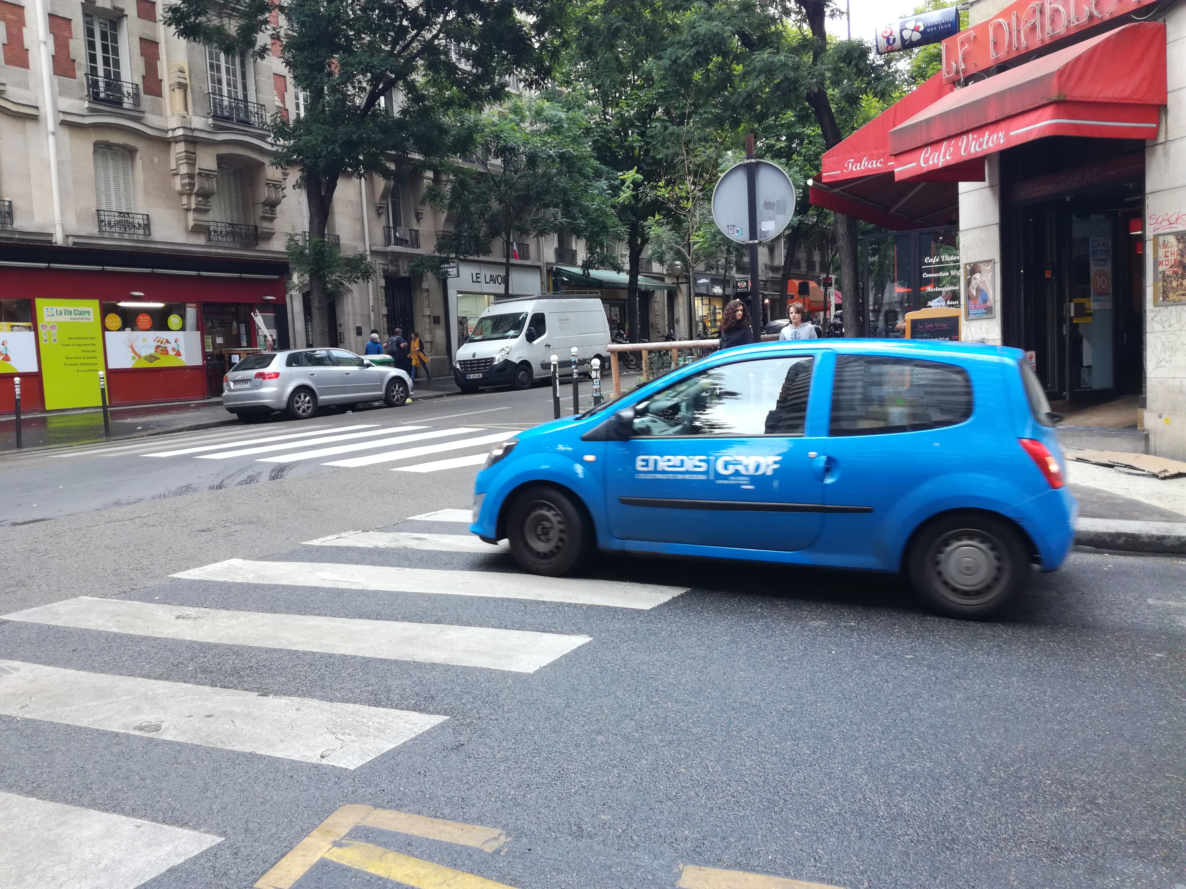 Enedis véhicule capteur pollution