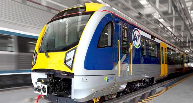 Train banlieue Auckland Nouvelle-Zélande