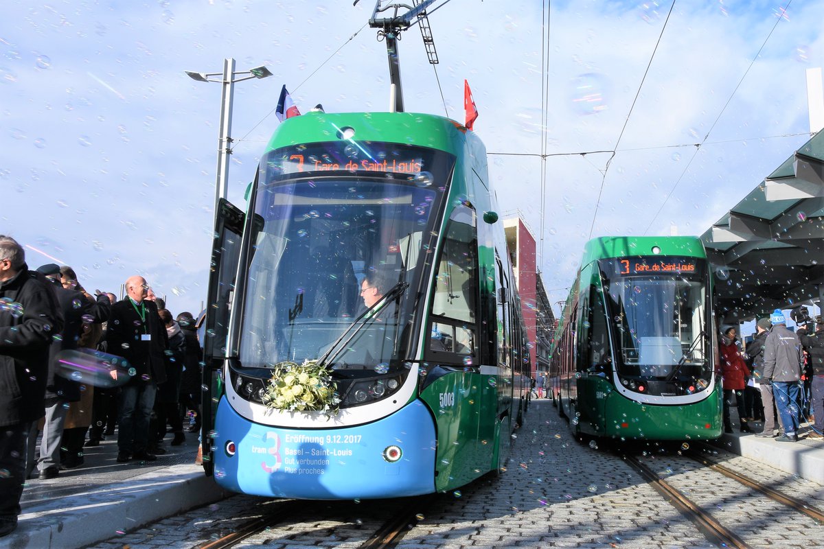 Tram de Bâle à Saint-Louis (France)