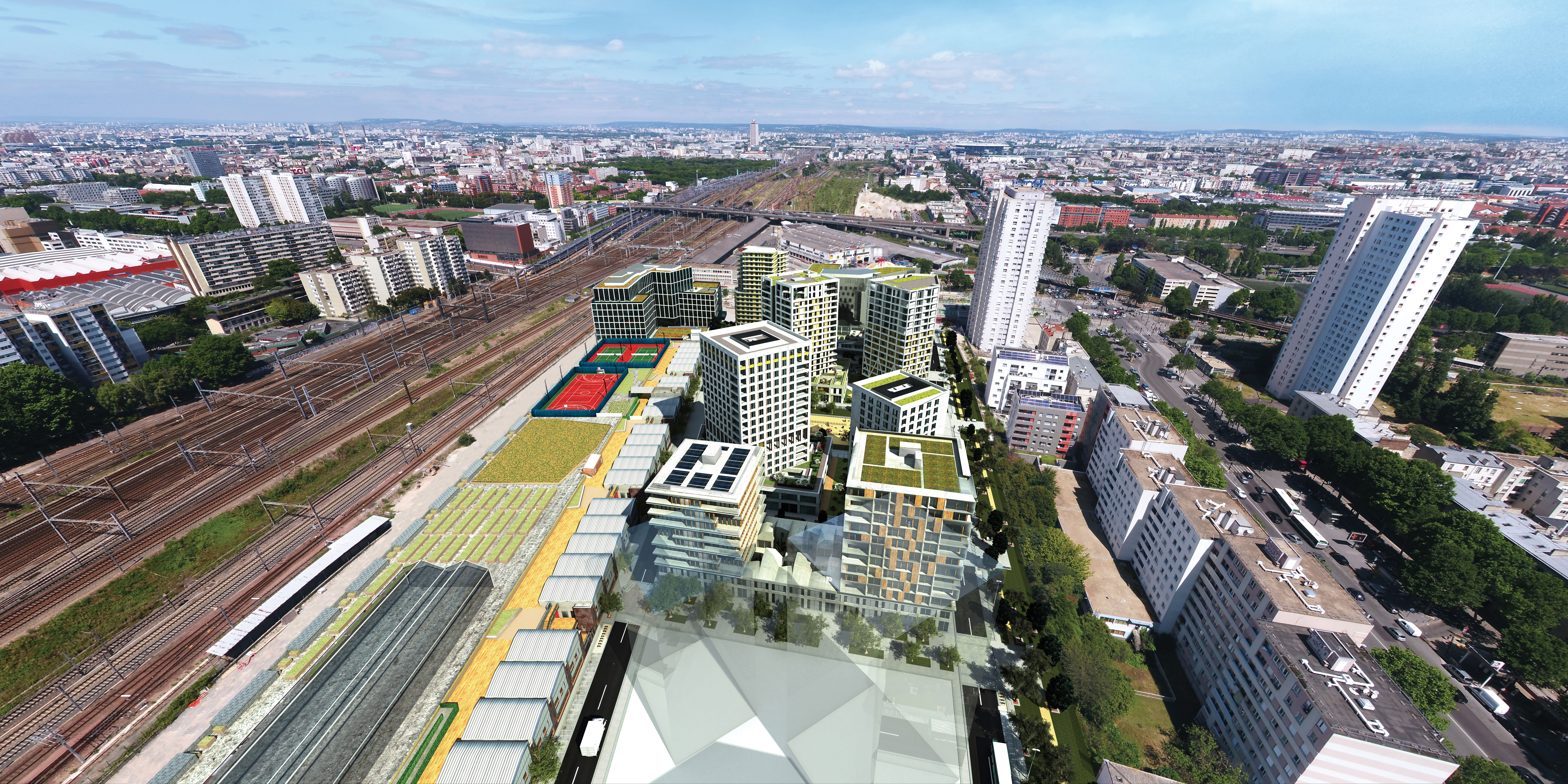 Le quartier Chapelle International