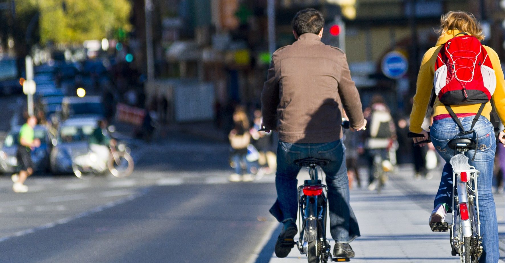Cyclistes sur le Pont Neuf, Toulouse
