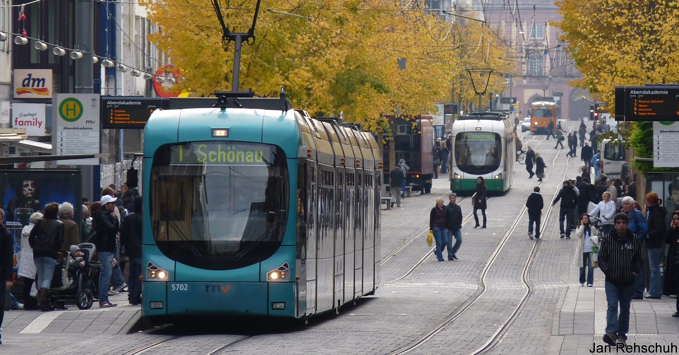 Tram à Mannheim, Allemagne