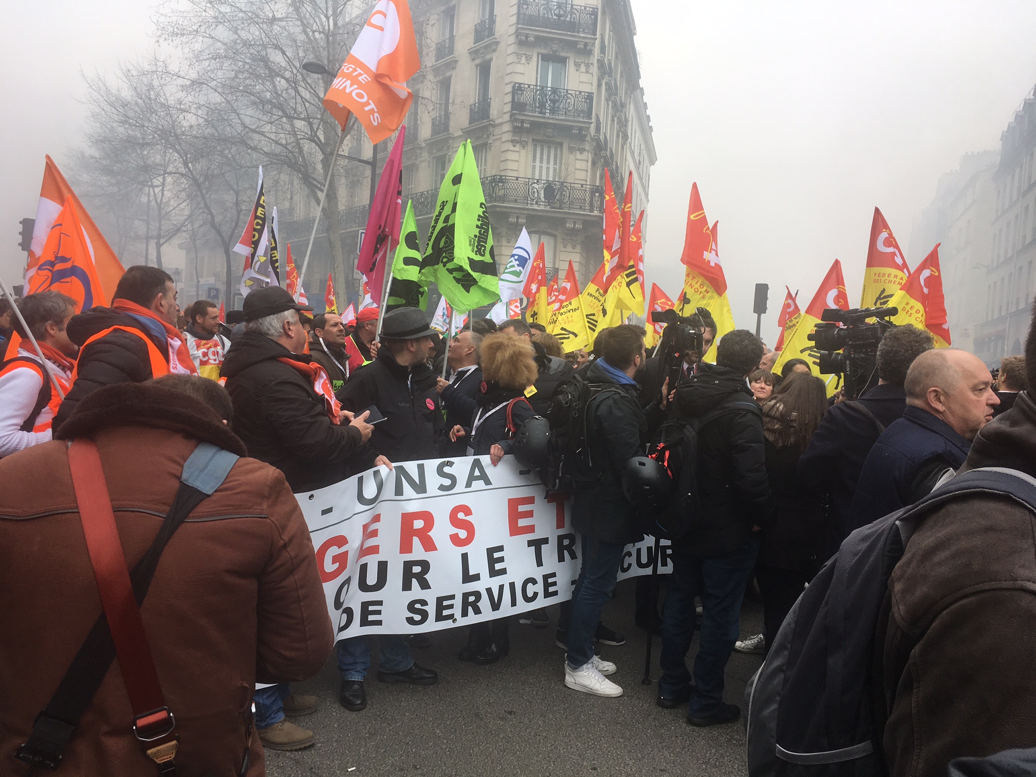 Manifestation syndicat 22 mars 2018