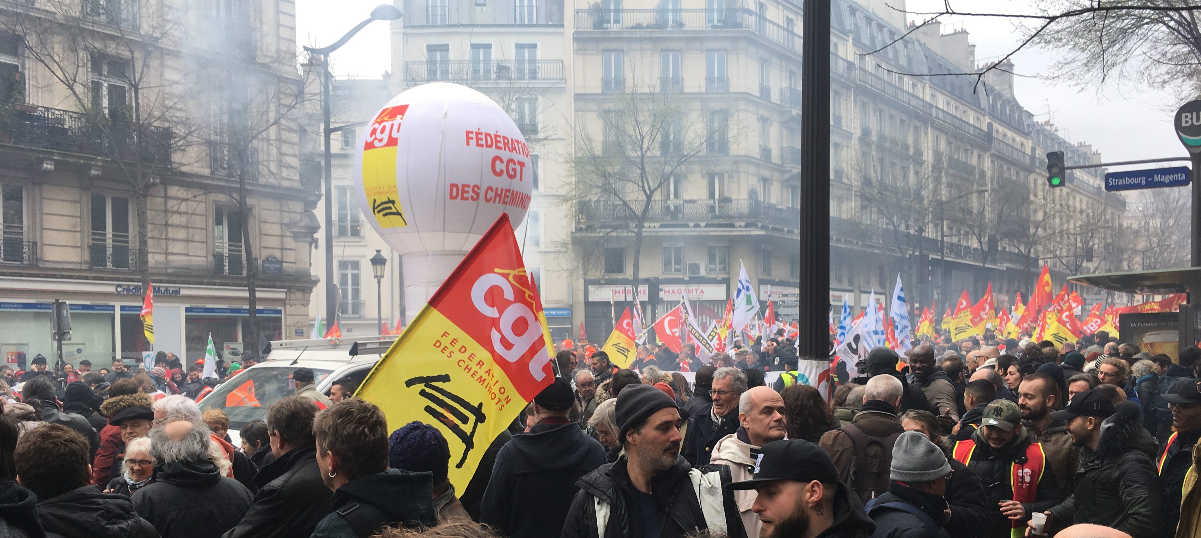 Manifestation syndicat CGT