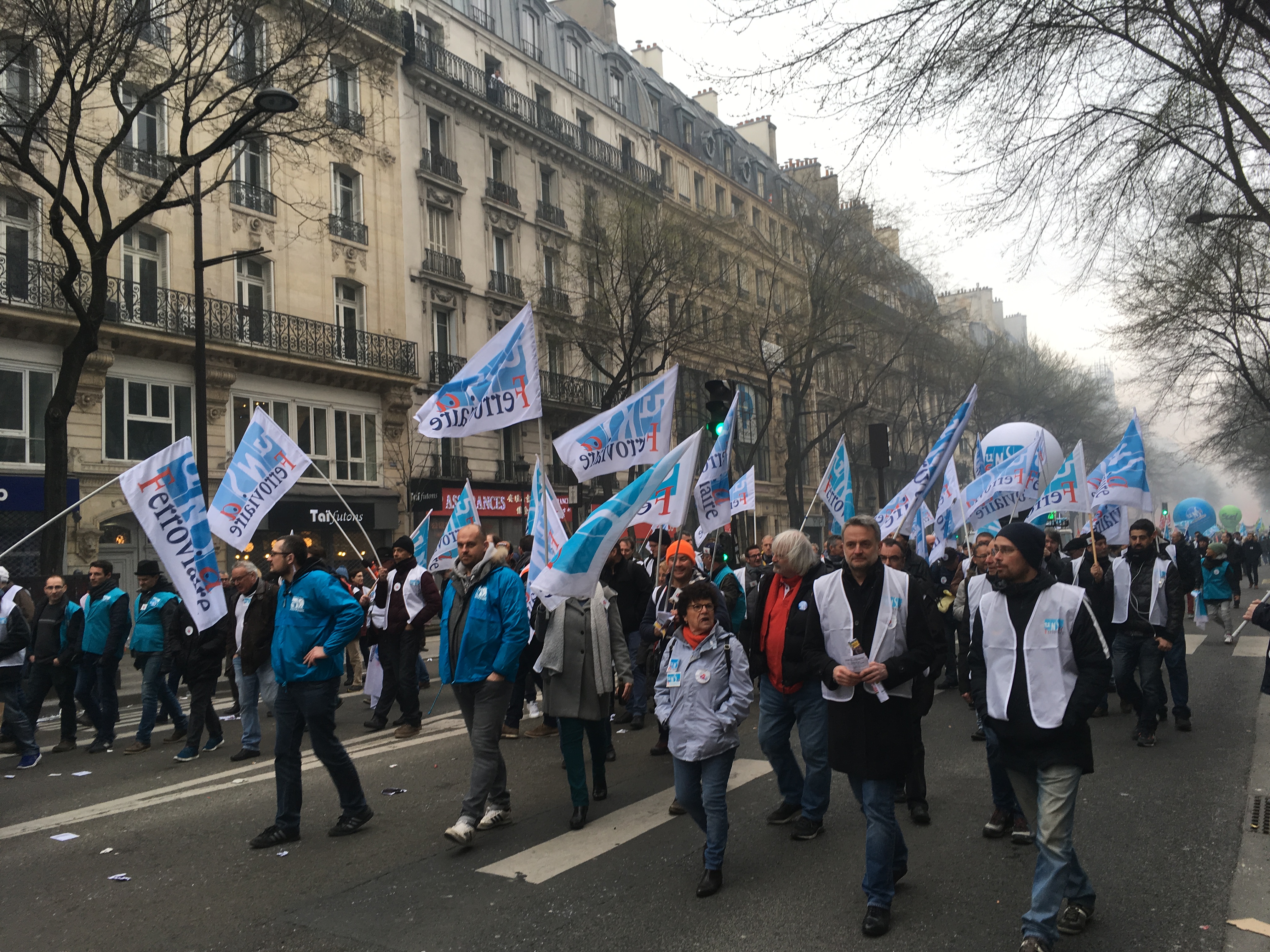 Manifestation syndicat Unsa