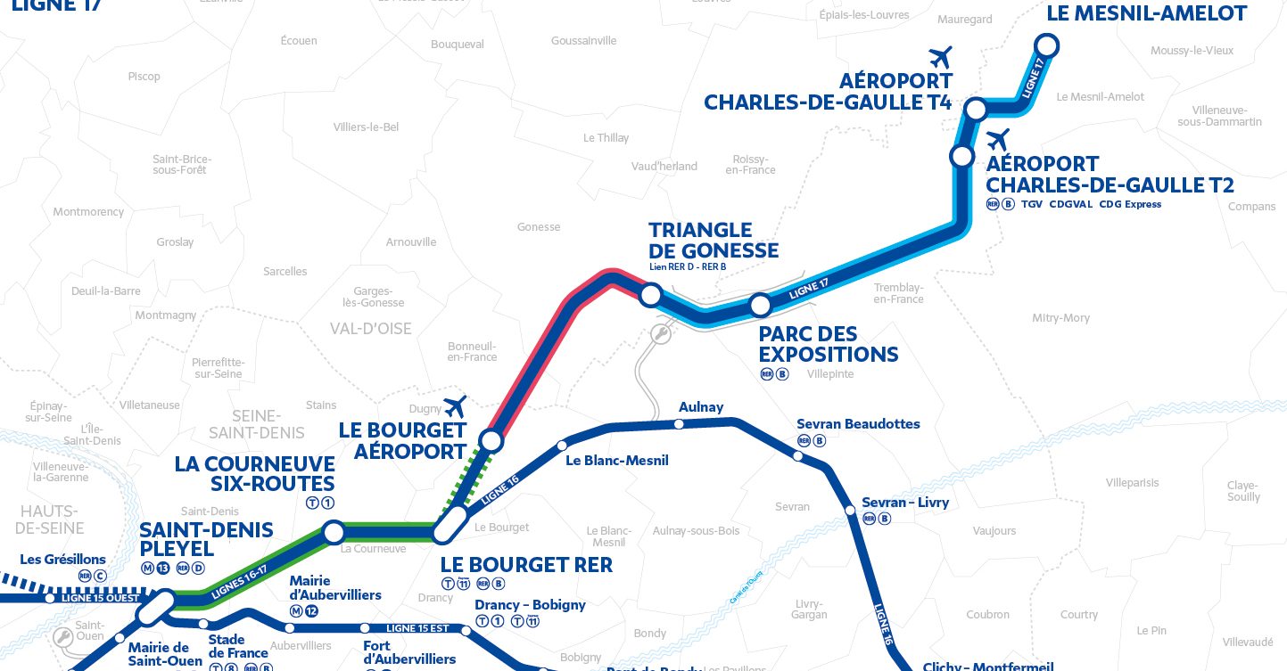 Un groupement mené par TSO gagne les deux derniers marchés de travaux ferroviaires pour les lignes 16 et 17 du Grand Paris Express