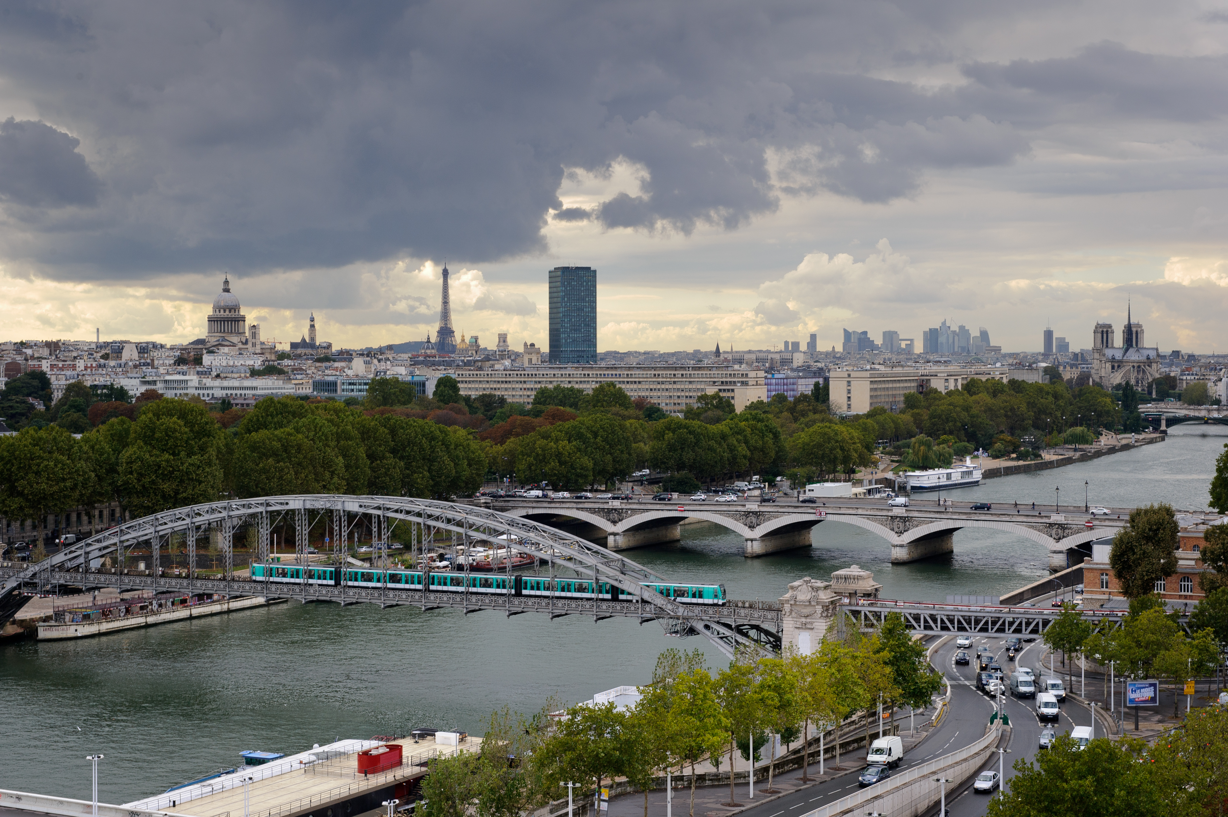 Vue de Paris depuis le siege de la RATP
