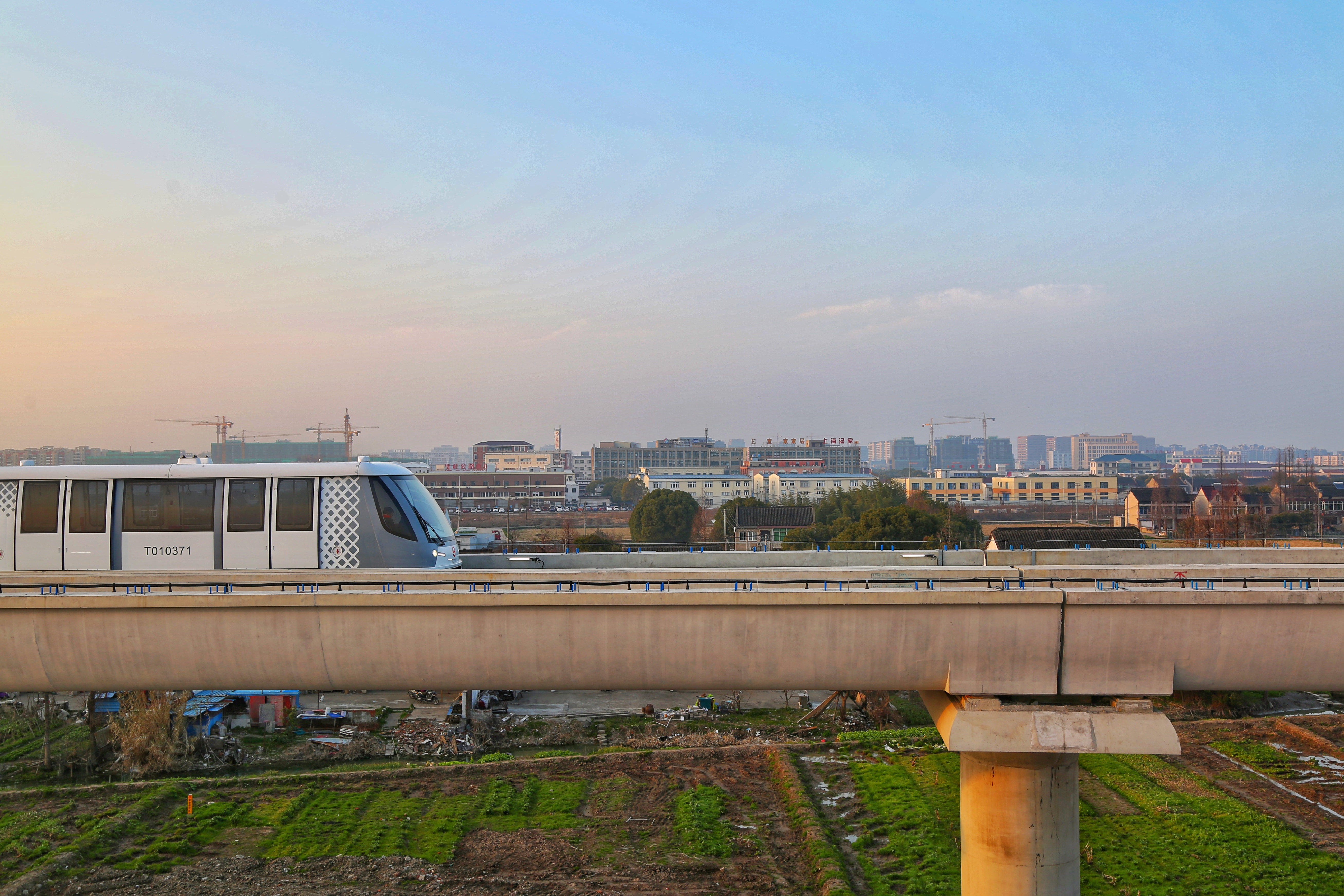métro automatique Shanghai Ligne de Pujiang