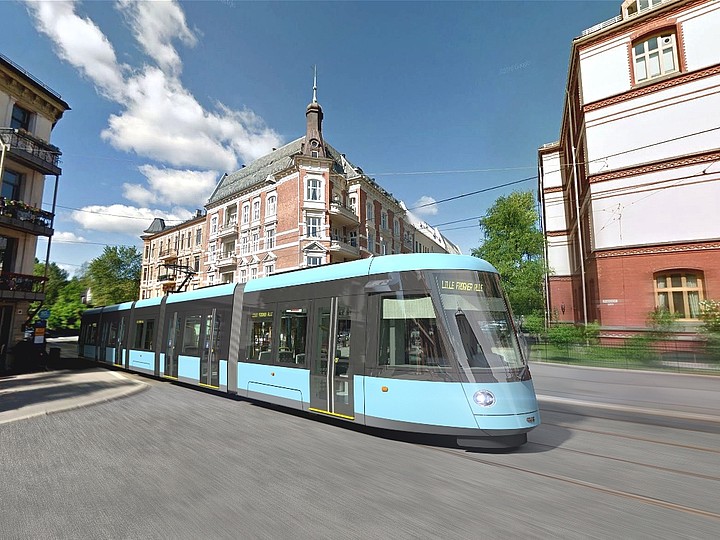 Futur tram CAF pour Oslo