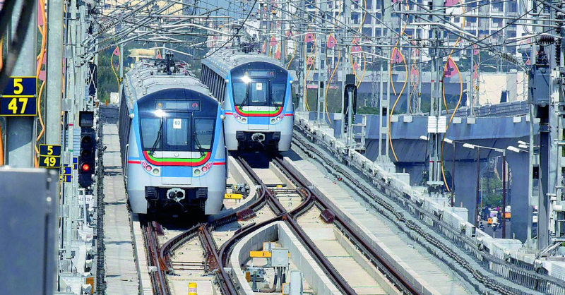 Doté d’un système 
de contrôle automatique fourni par Thales, 
le métro d’Hyderabad, en Inde, a commencé 
à circuler fin novembre 2017, exploité par Keolis.