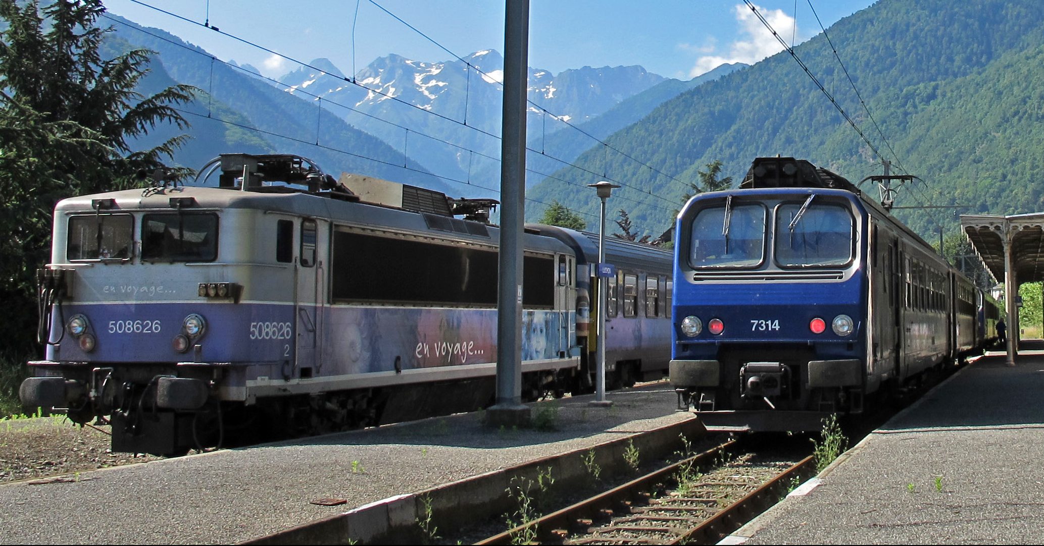 Occitanie gare de Bagnères-de-Luchon