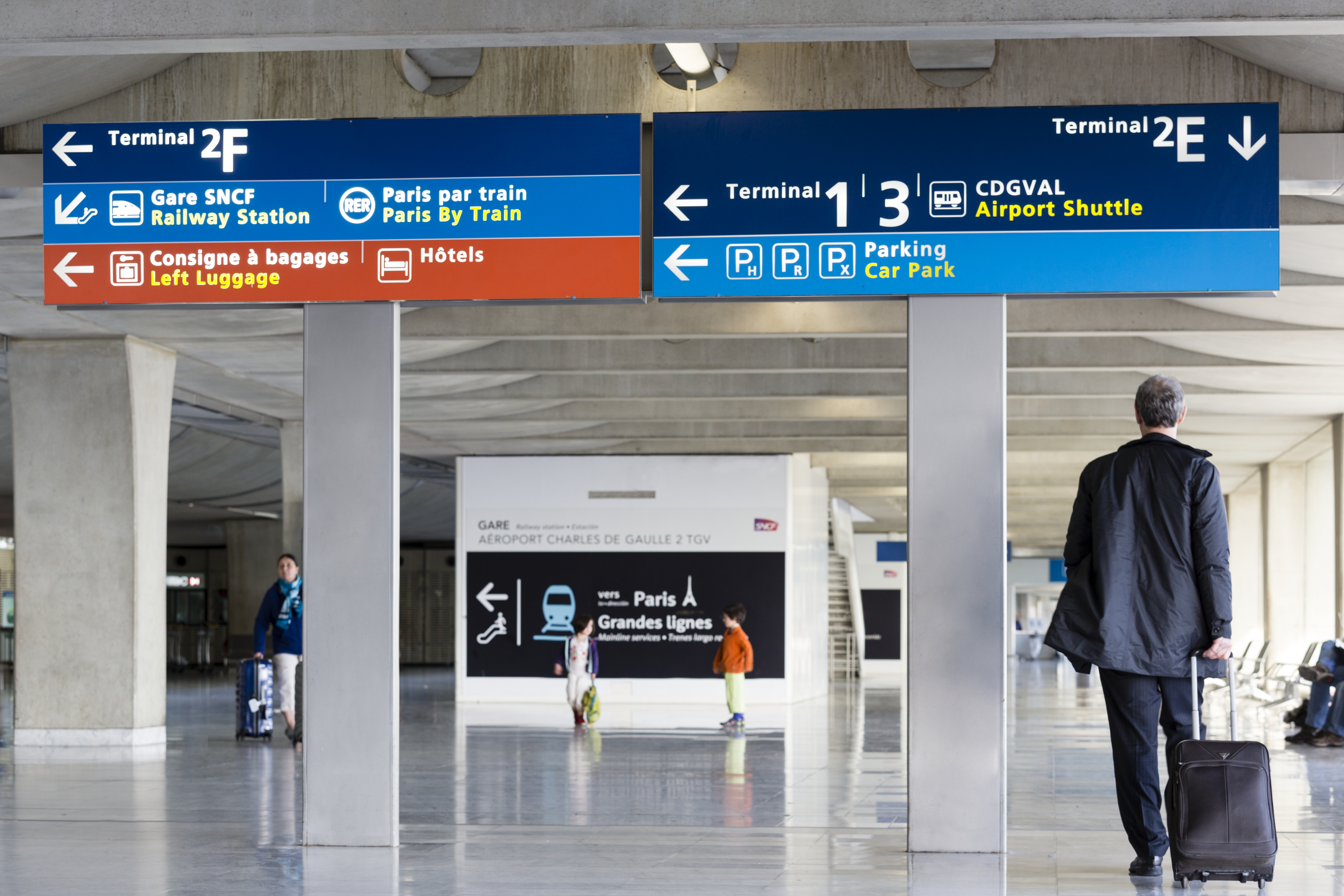 Module de liaison en zone publique, Terminal 2E, Paris-Charles de Gaulle ADP