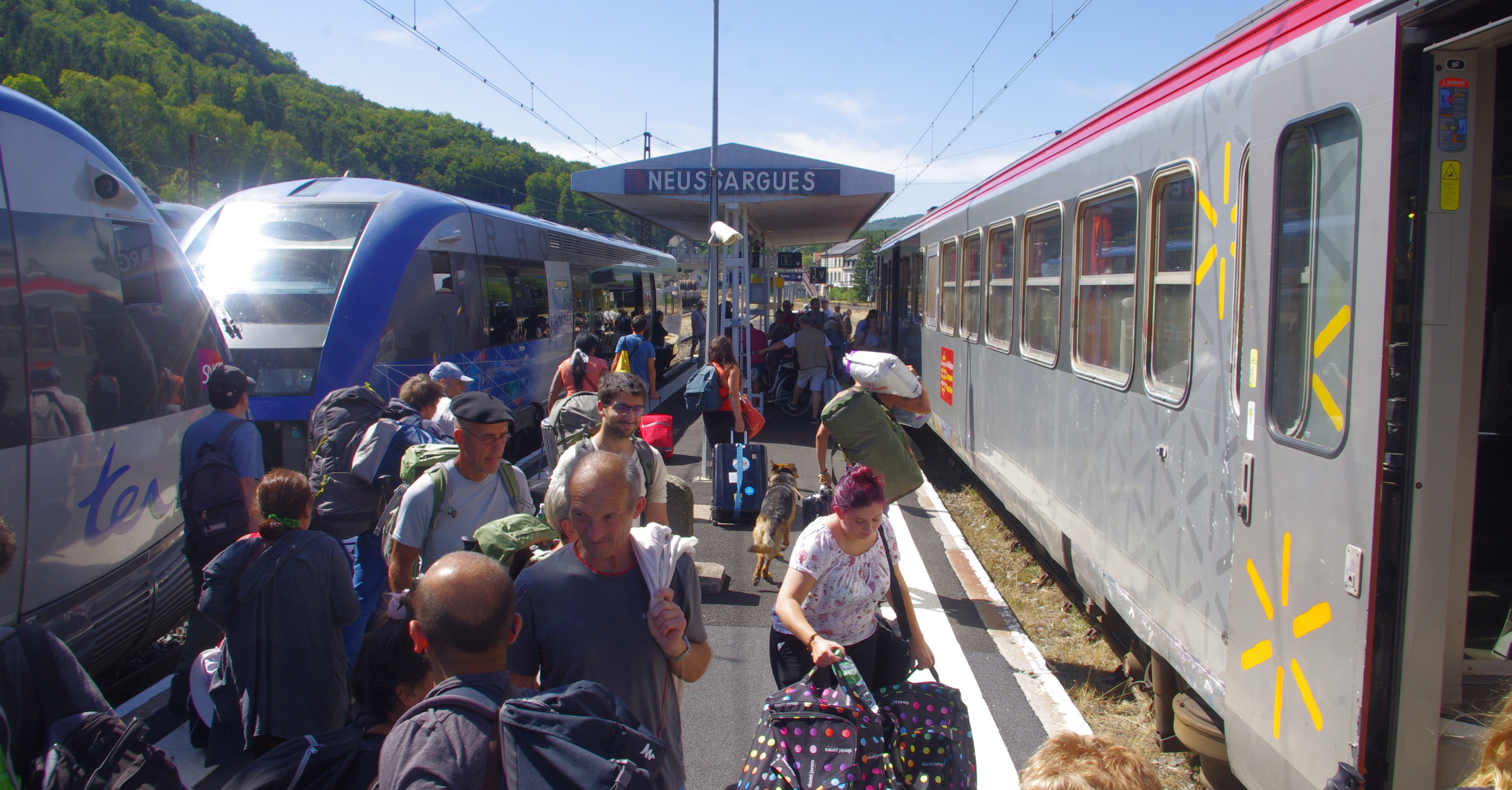 Correspondance TER à Neussargues (Cantal)