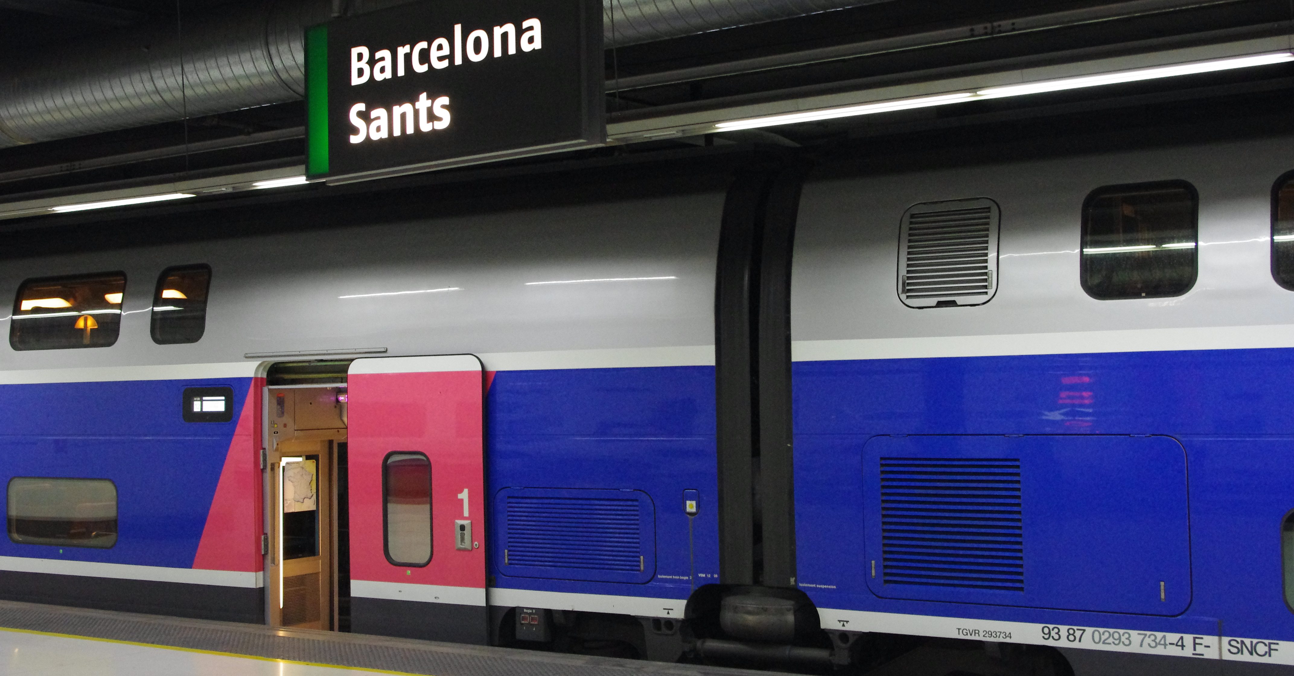 TGV à Barcelone